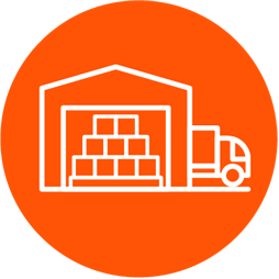 Warehouse Distribution Centers Icon