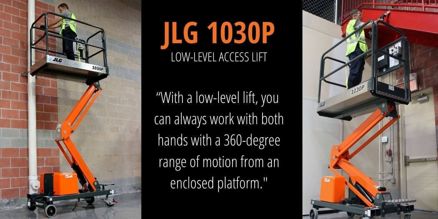 JLG 1030P Low Level Access Lift Working