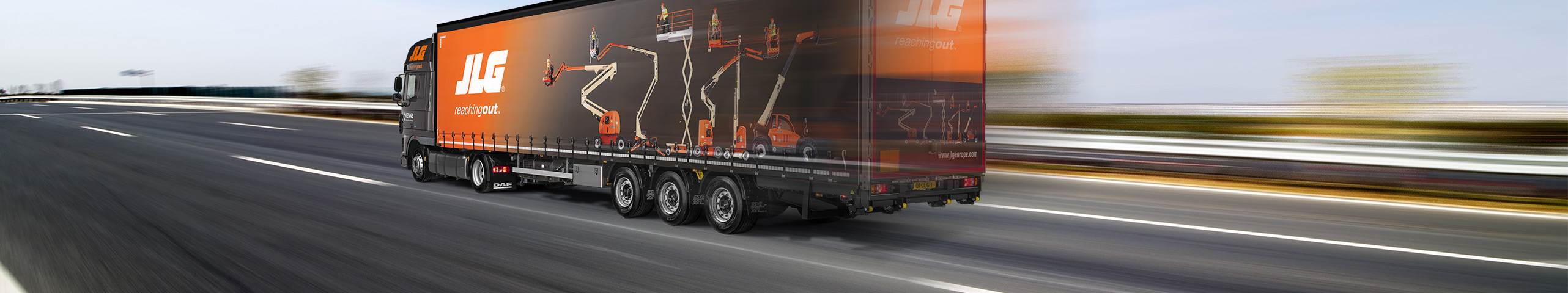 The JLG Demo Truck is touring Europe