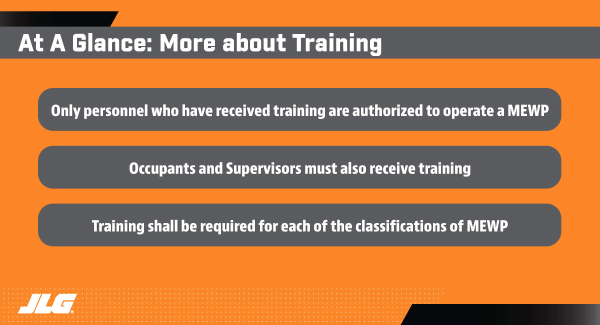 Training Requirements with Updated ANSI and CSA Standards at a Glance