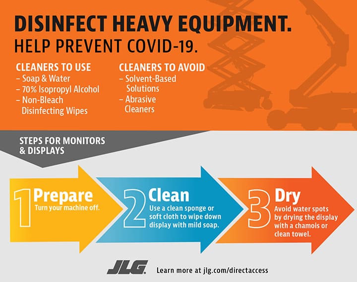 Help protect against coronavirus with proper heavy equipment cleaning