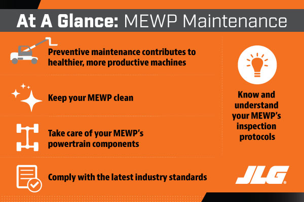 MEWP Maintenance to Lower TCO at a Glance