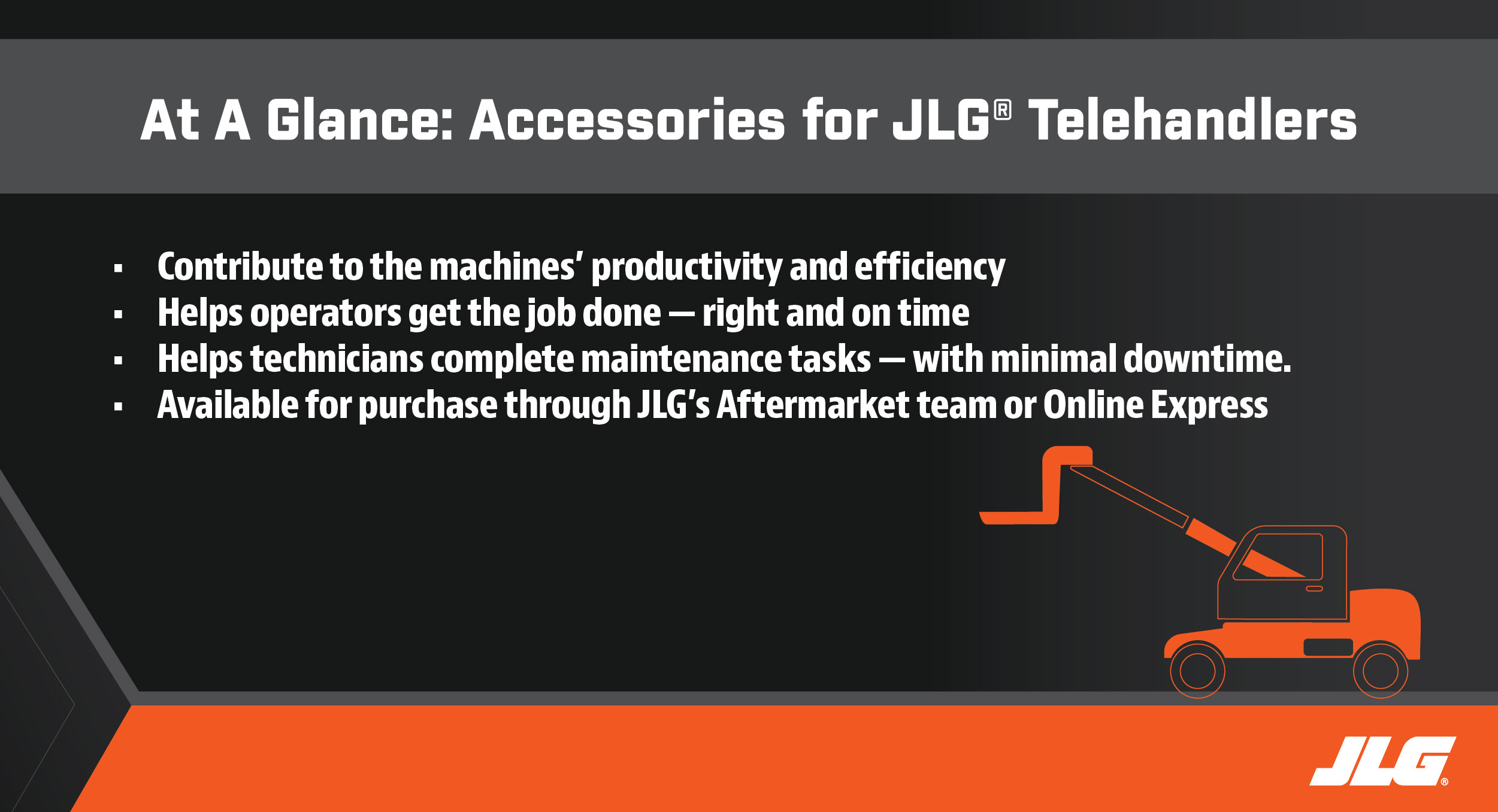 Latest Accessories for JLG Telehandlers at a Glance