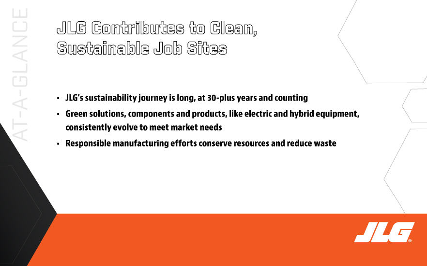 Clean, Sustainable Job Sites at a Glance