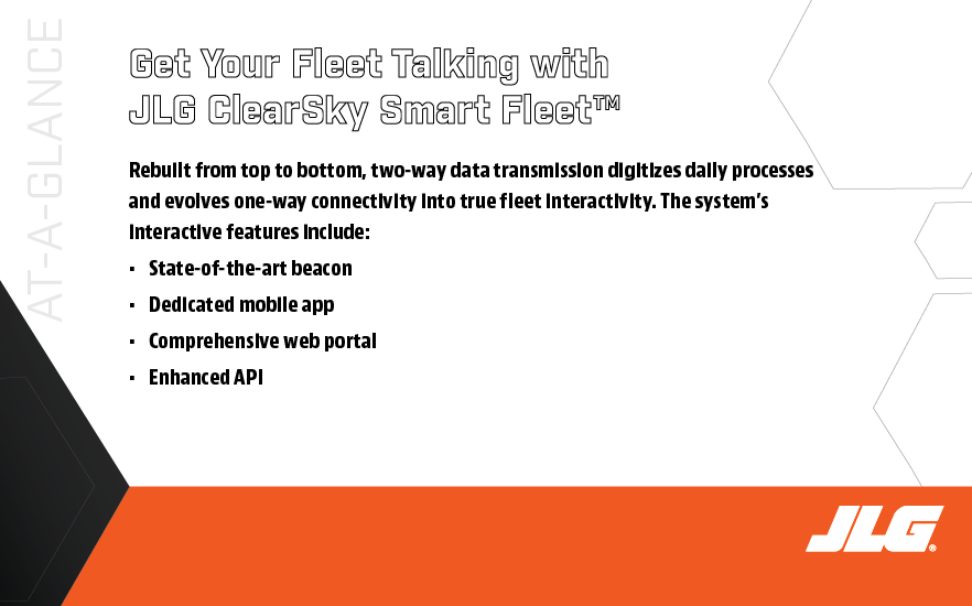ClearSky Smart Fleet™ Gets Fleets Talking at a glance