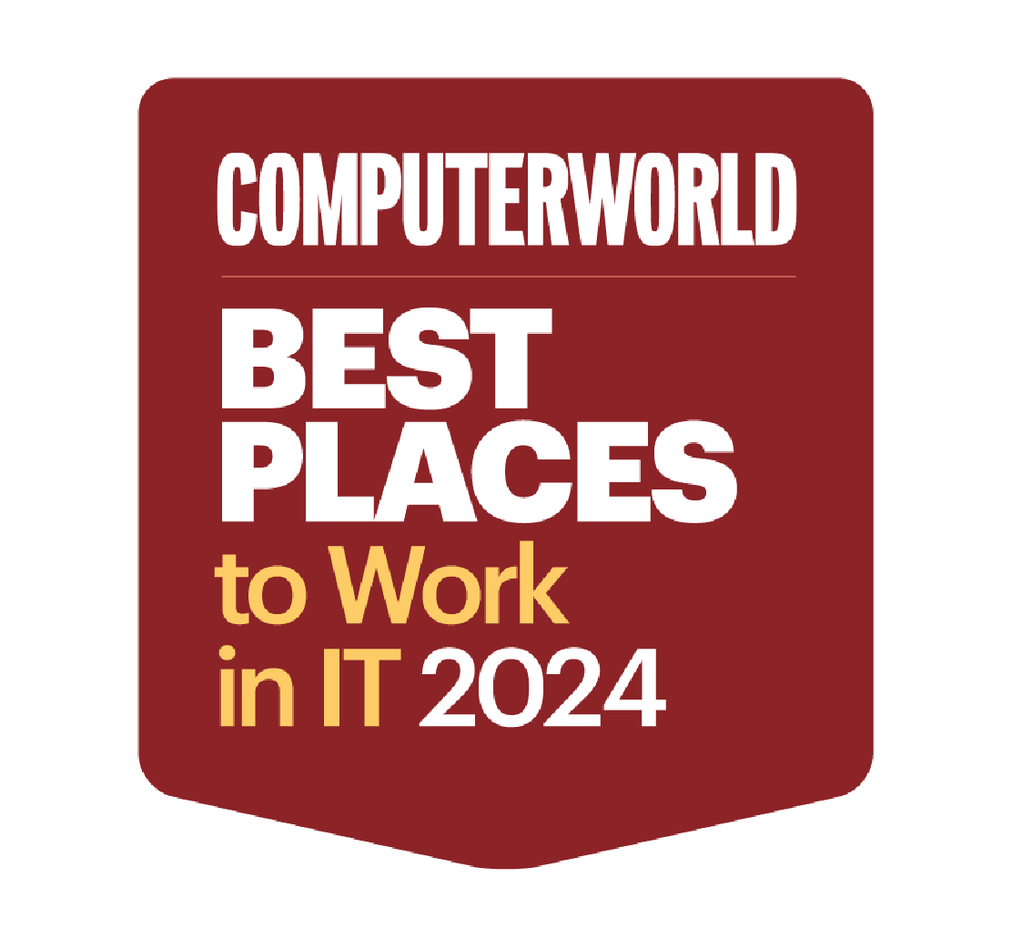 Red Computerworld Best Places to Work in IT 2024 award logo