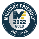 2022 Gold Military Friendly Employer Award