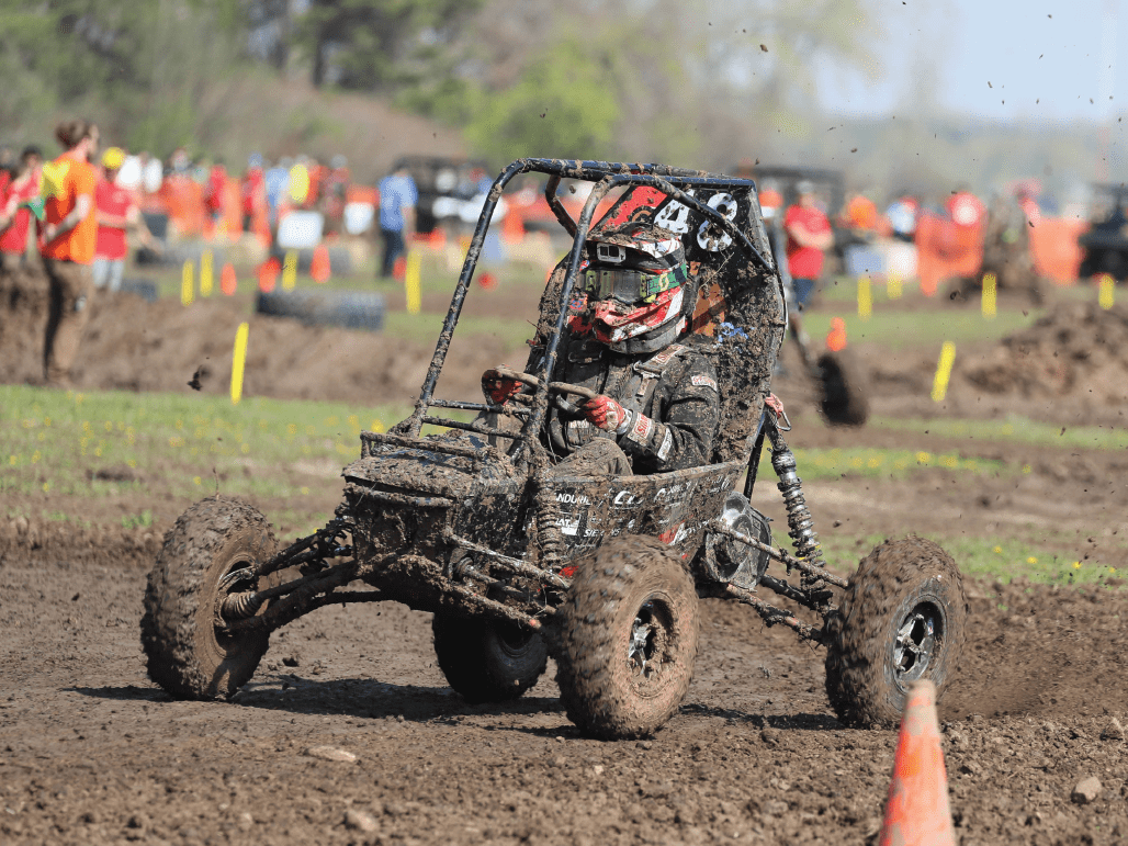 Baja vehicle competing in the endurance event