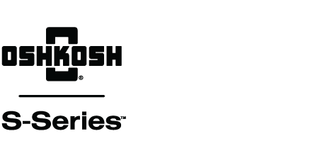 Black Oshkosh S-Series logo
